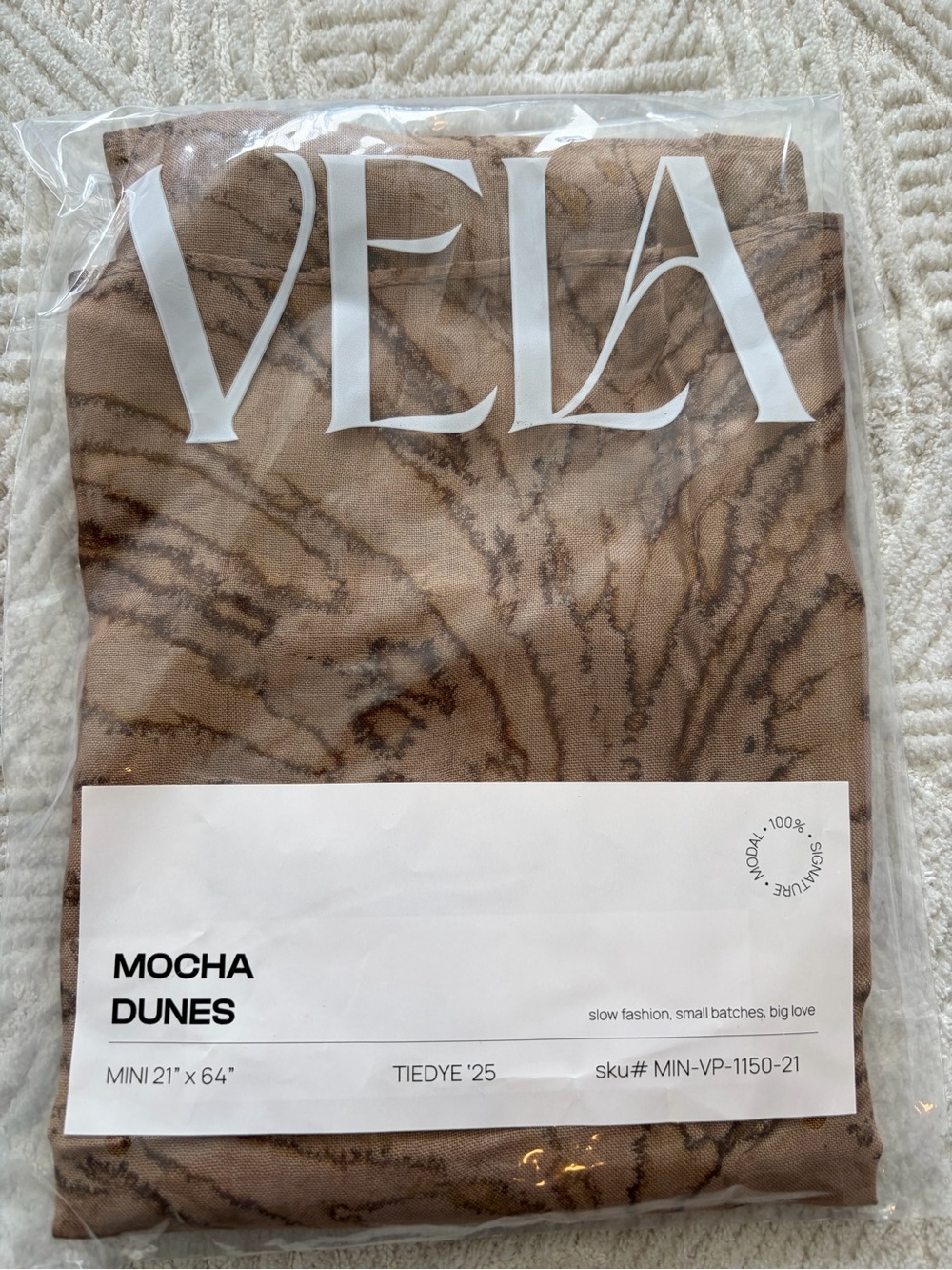 Vela Mini Mocha Dunes Hijab New